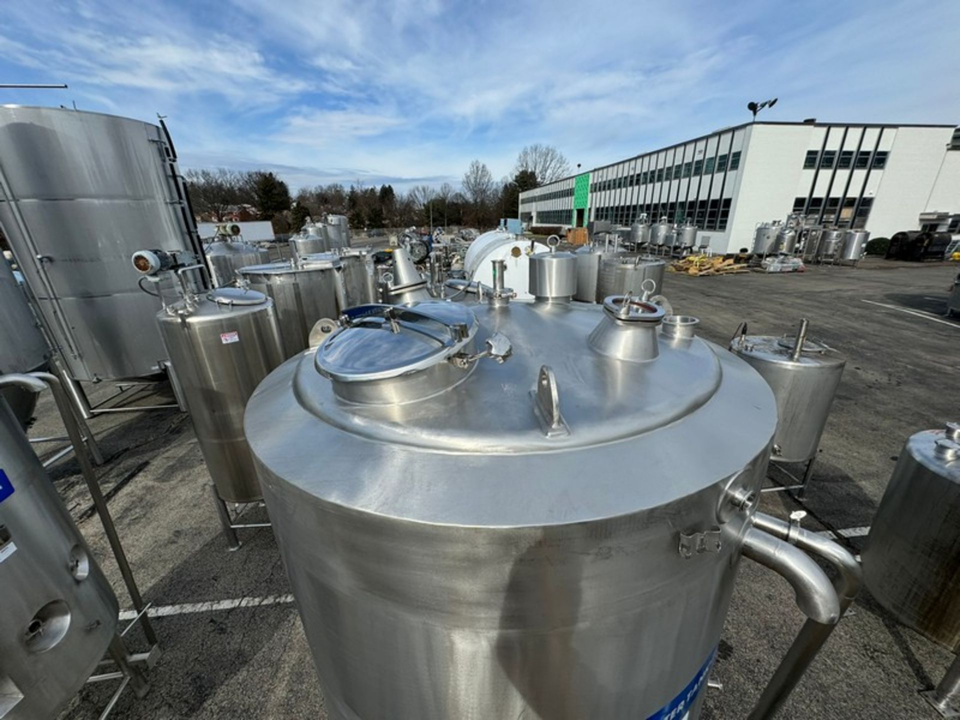 2013-2014 ABC Process Solutions 2,000 LTRS S/S Vertical Butter Tank II, MOC AISI 316, Job No. - Image 6 of 9