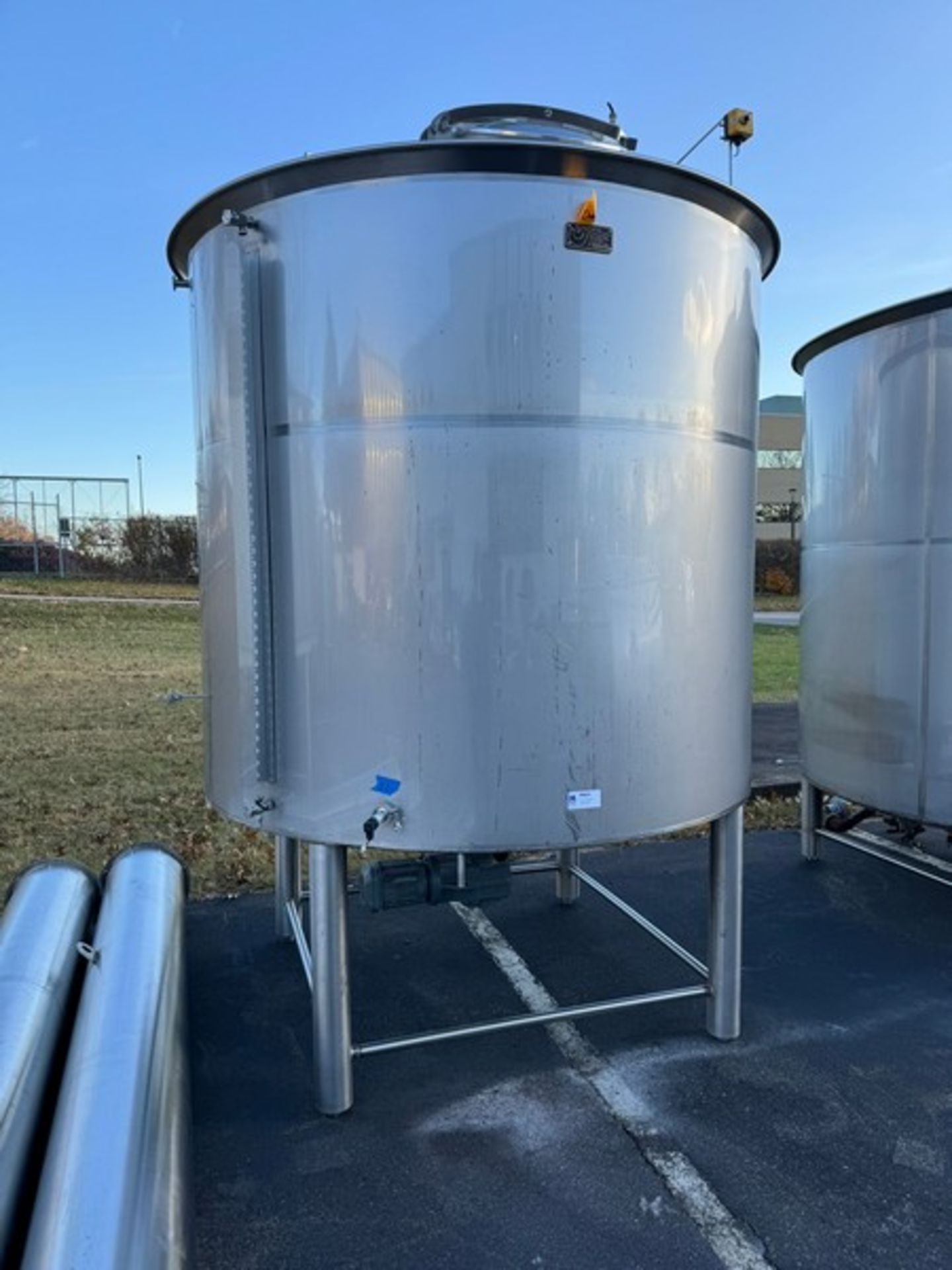 2012 Specific Mechanical Systems 45 BBL Capacity S/S Mash Tun Tank, S/N RMP-136-12, with Legs & S/