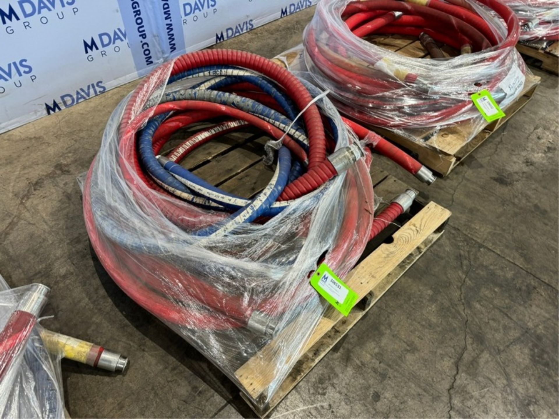Assorted Transfer Hoses, Assorted Lengths, with Aprox. 1-1/2"-2" Clamp Type Ends (NOTE: Stretch - Image 2 of 4