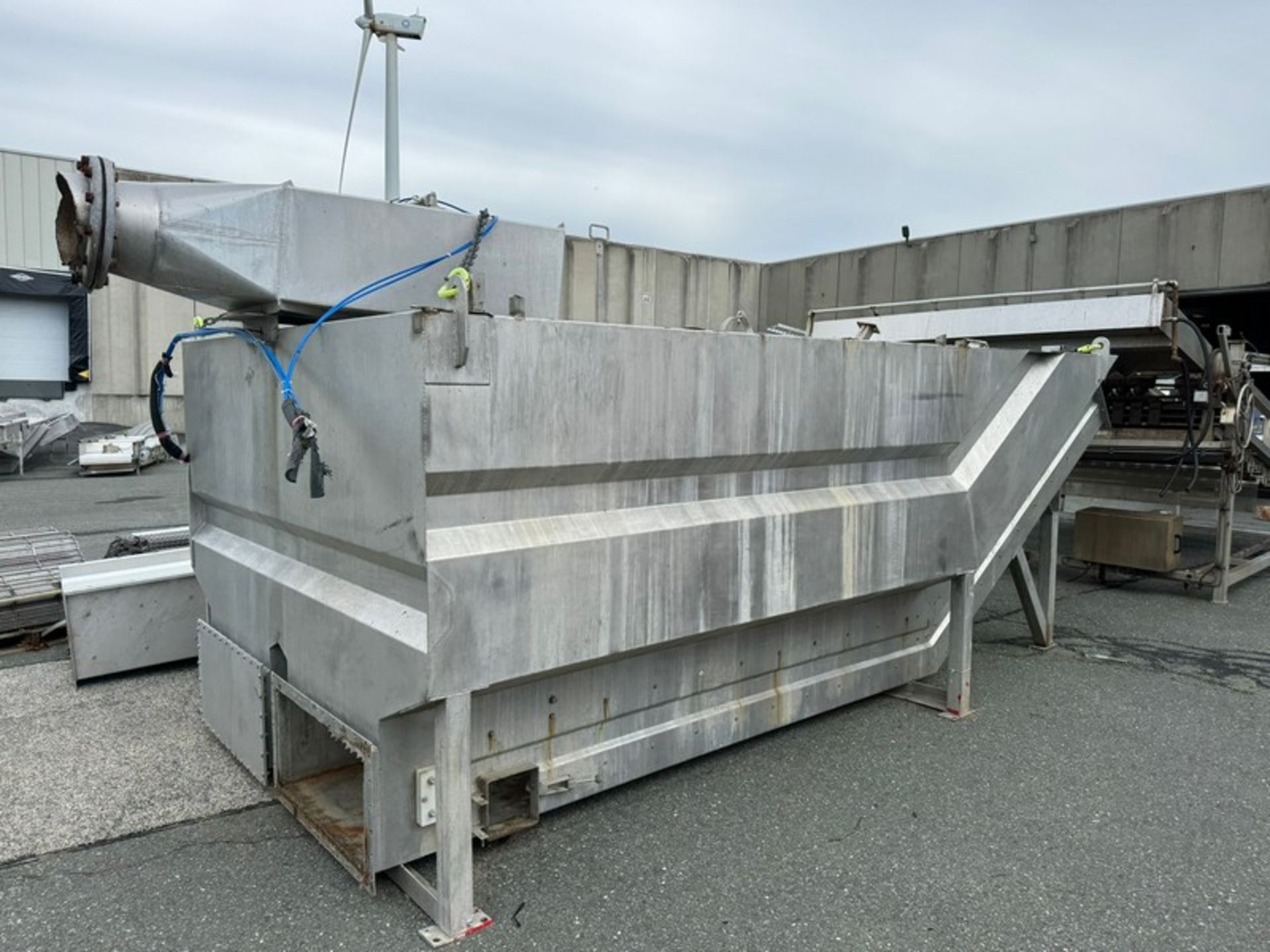 Dual Gooseneck S/S Infeed Hopper & Trough - Image 6 of 10