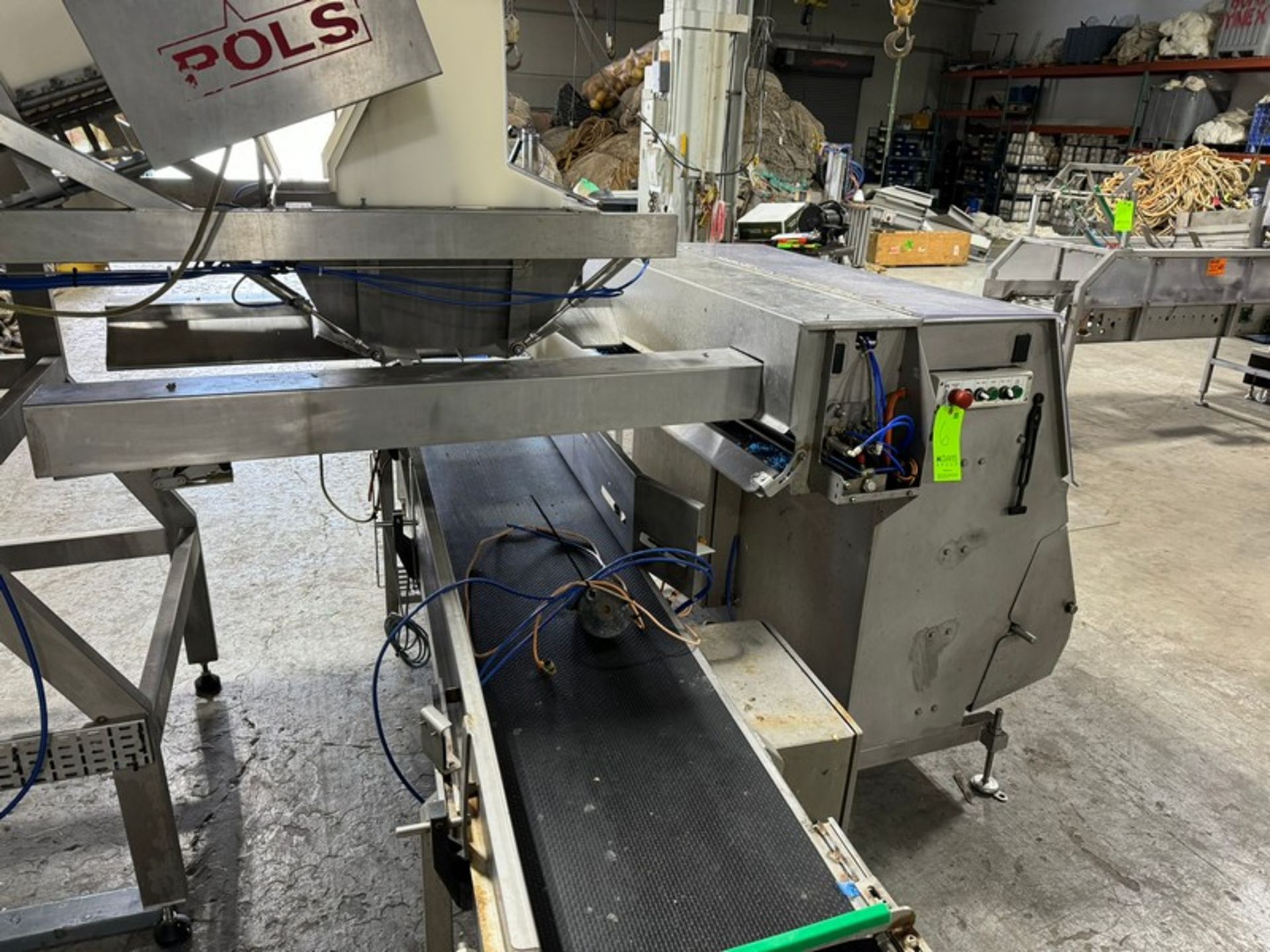 S/S Bag Inserter, Roll Length Aprox. 44" W, Mounted on S/S Frame (LOCATED IN GLOUCESTER, MA) - Bild 4 aus 6