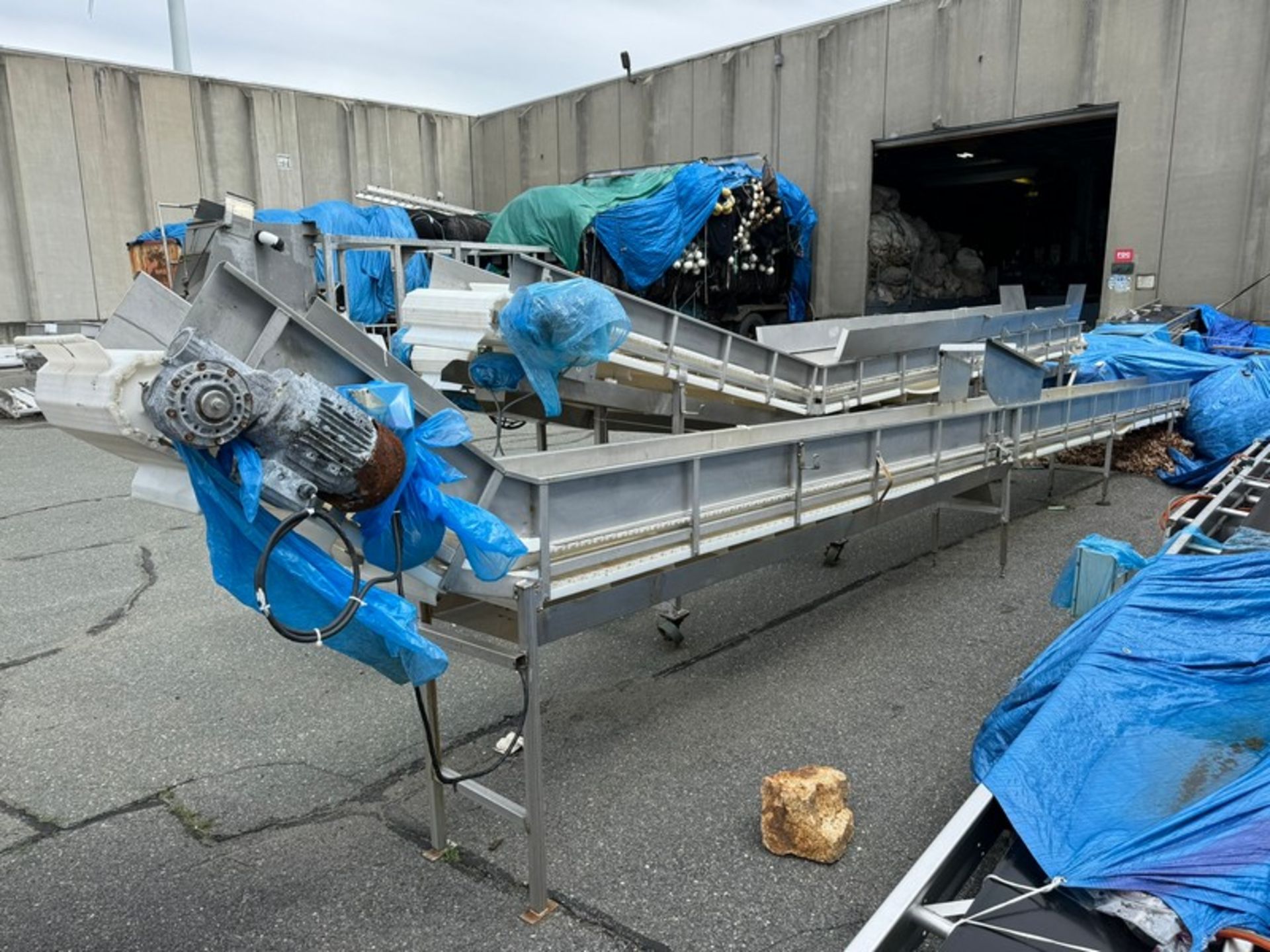 2001 ODIM S/S Incline Conveyor,