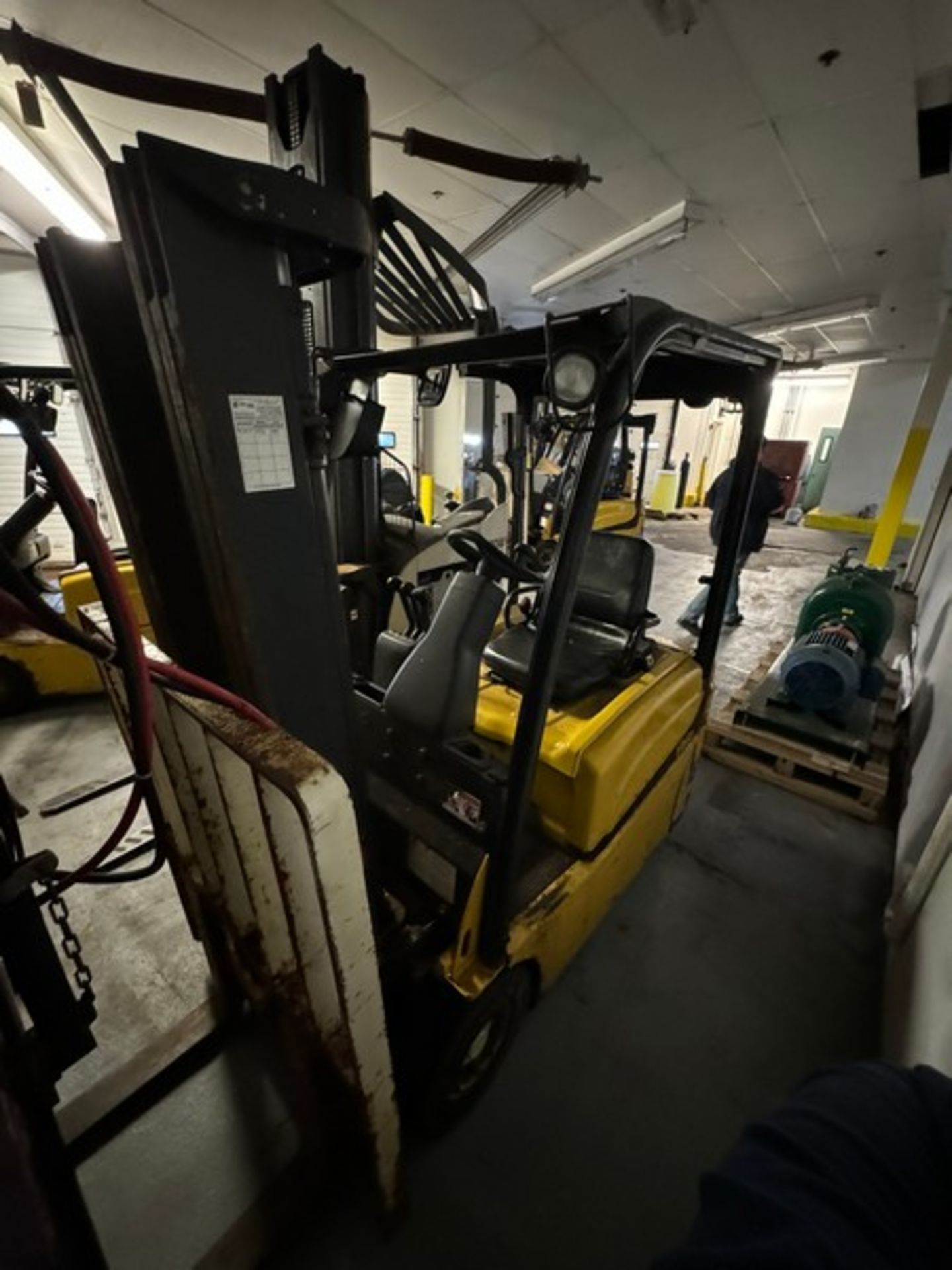 Yale 3,450 lbs. Sit-Down Electric Forklift - Image 3 of 9