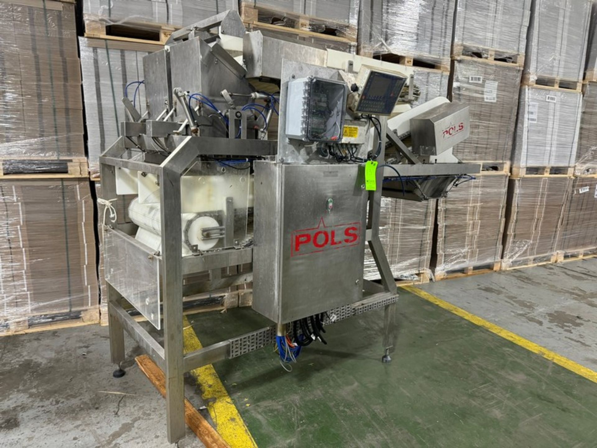 POLS Dual Lane Flow Portioner, with Dual Conveying Lanes with Aprox. 13-3/4"" L Cleats, with Load - Bild 2 aus 9