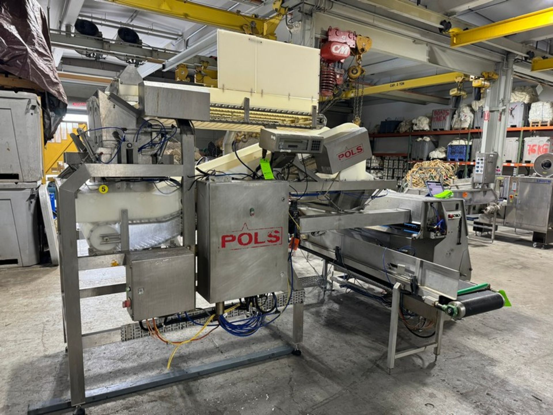 POLS Dual Lane Flow Portioner, with Dual Conveying Lanes with Aprox. 13-3/4" L Cleats, with Load - Bild 4 aus 11