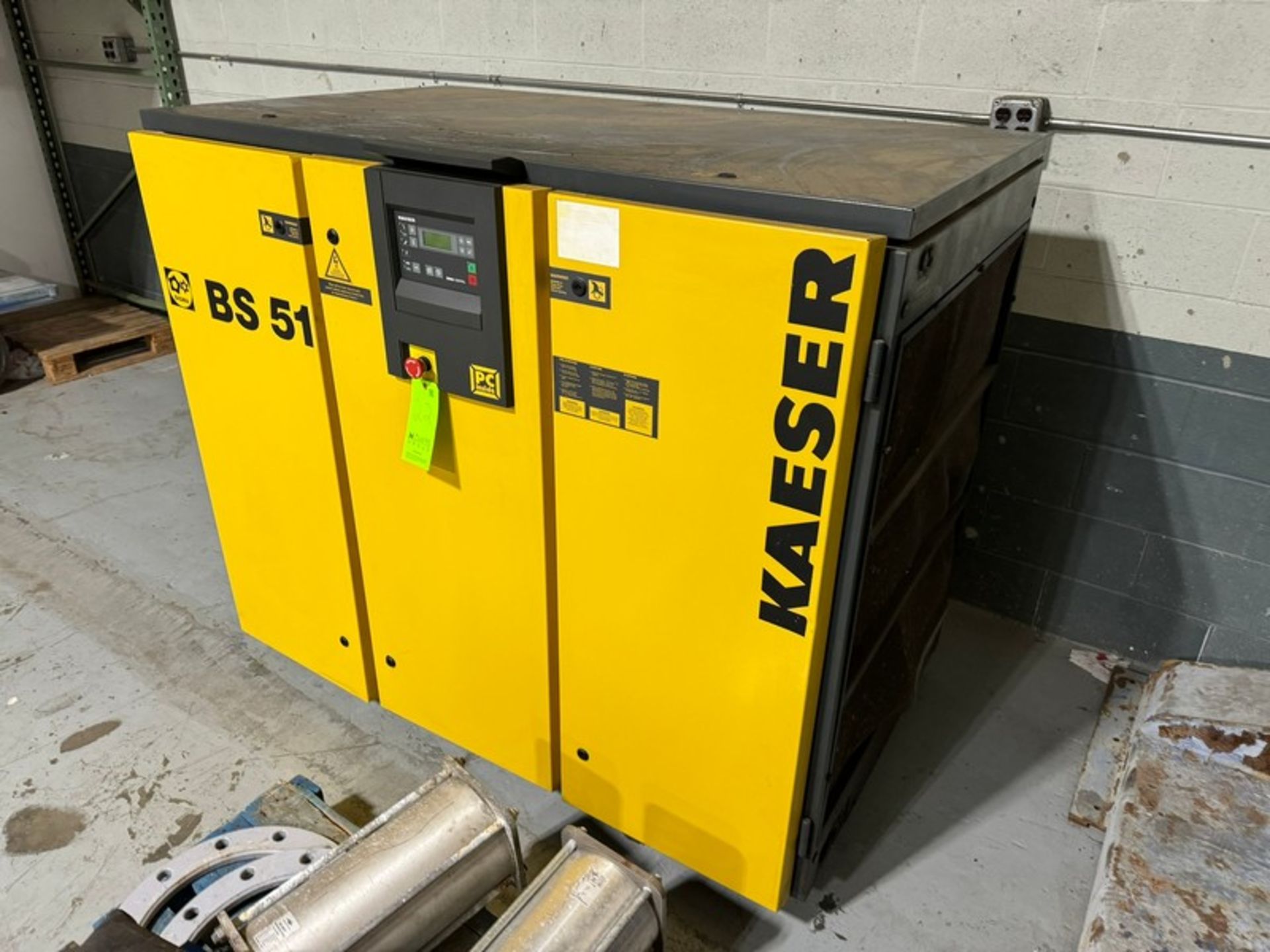 2001 KAESER BS 51 Air Compressor, S/N 1127, 460 Volts, 3 Phase (LOCATED IN GLOUCESTER, MA) - Image 3 of 6