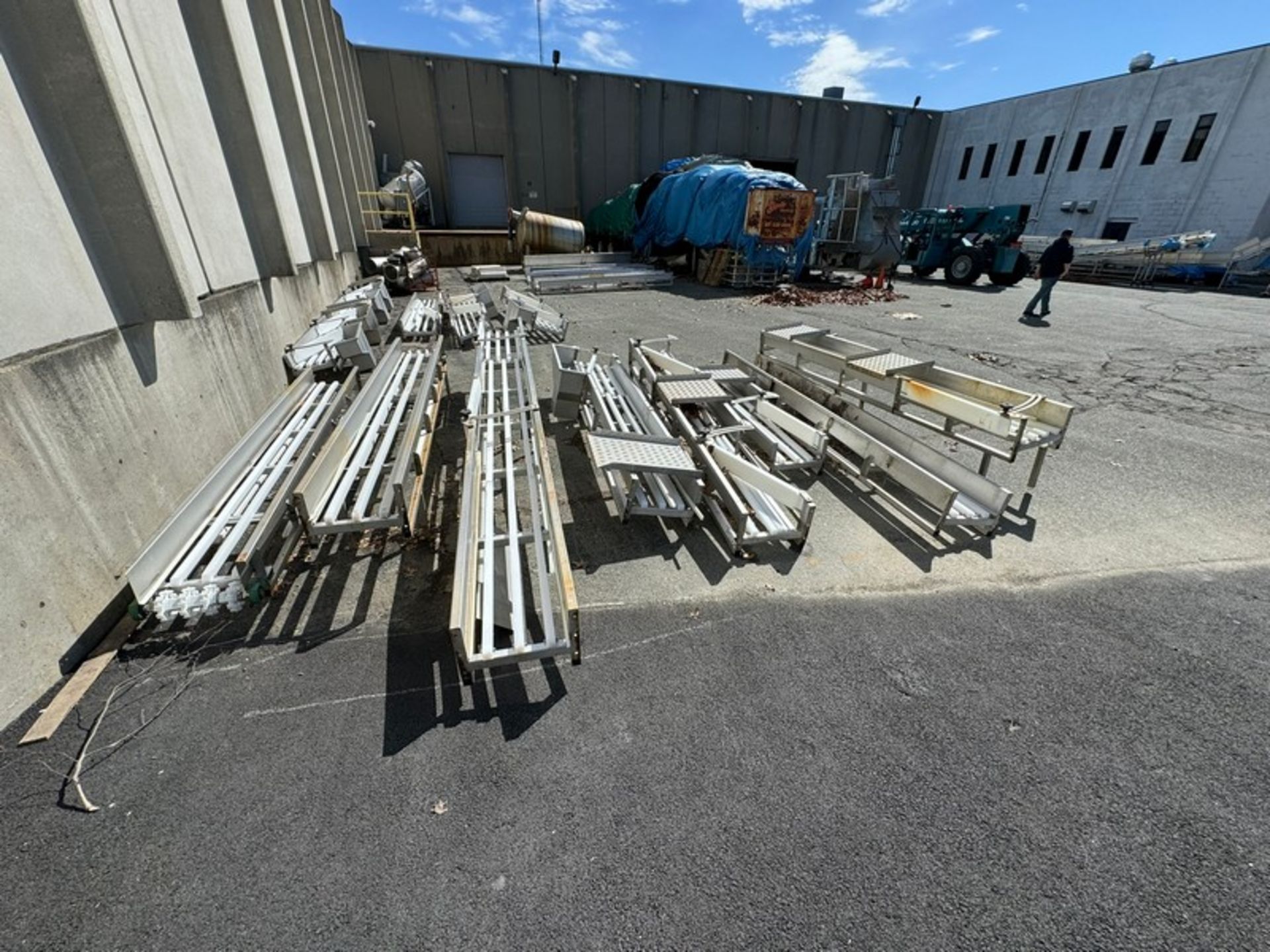 7-Sections of Straight Conveyor Frames - Image 3 of 7