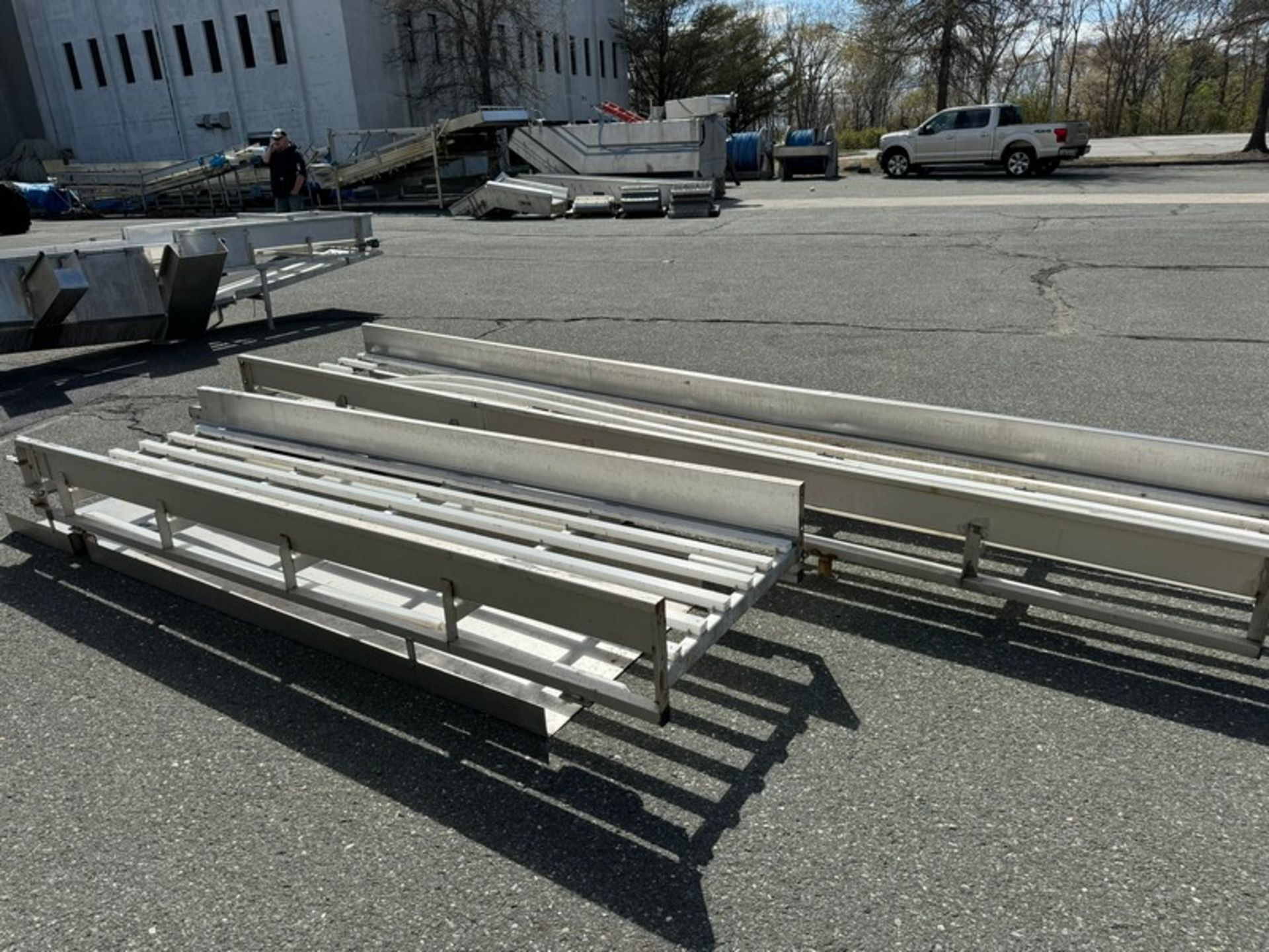 7-Sections of Straight Conveyor Frames - Image 6 of 7