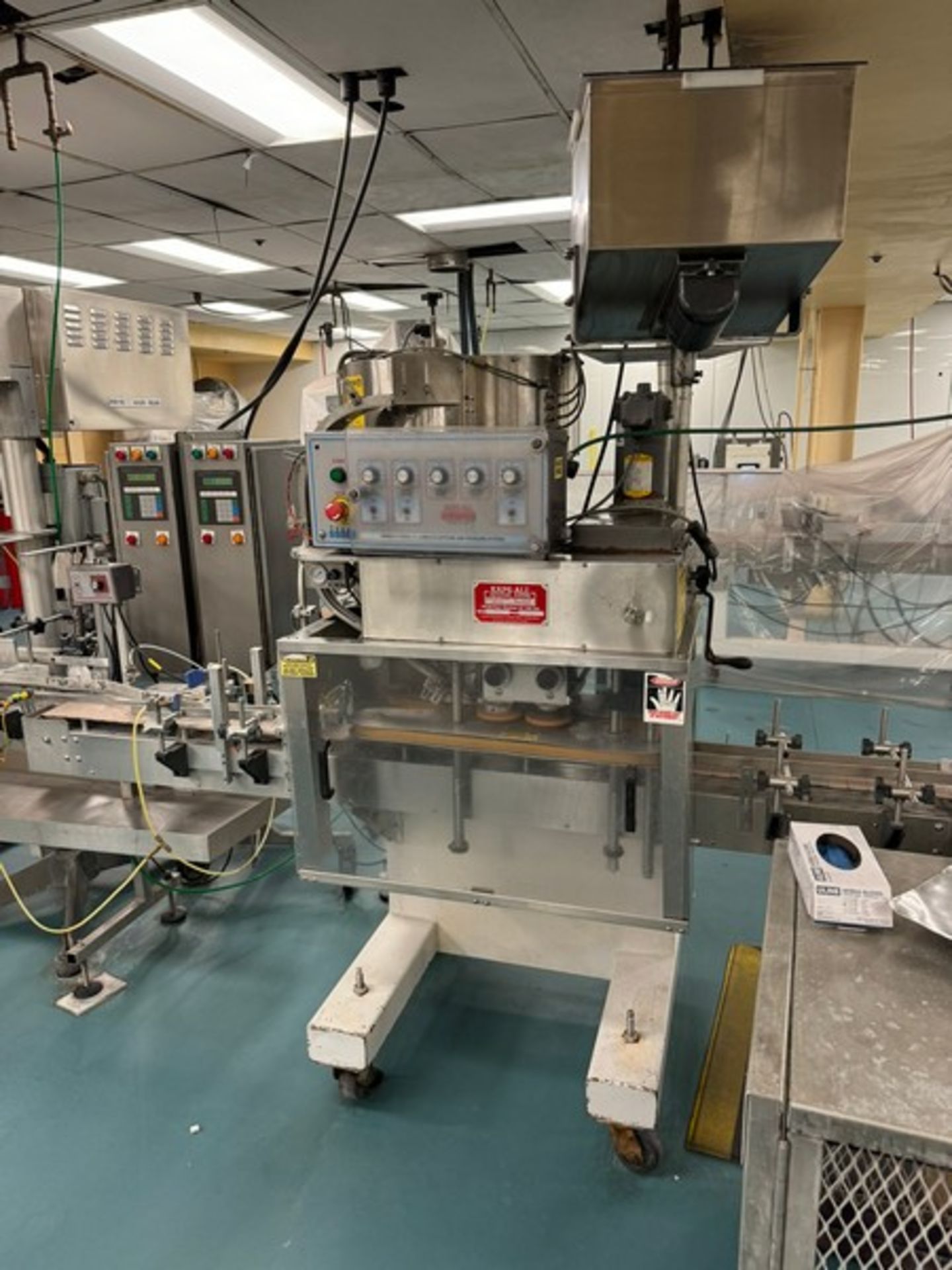 KAPS-ALL Capper, M/N E4, S/N 4790, Mounted on Mild Steel Frame ...