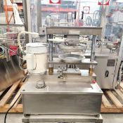 Stainless steel Comtec pie press model 1100 120 volts in good working condition (Item #103T) (Simple