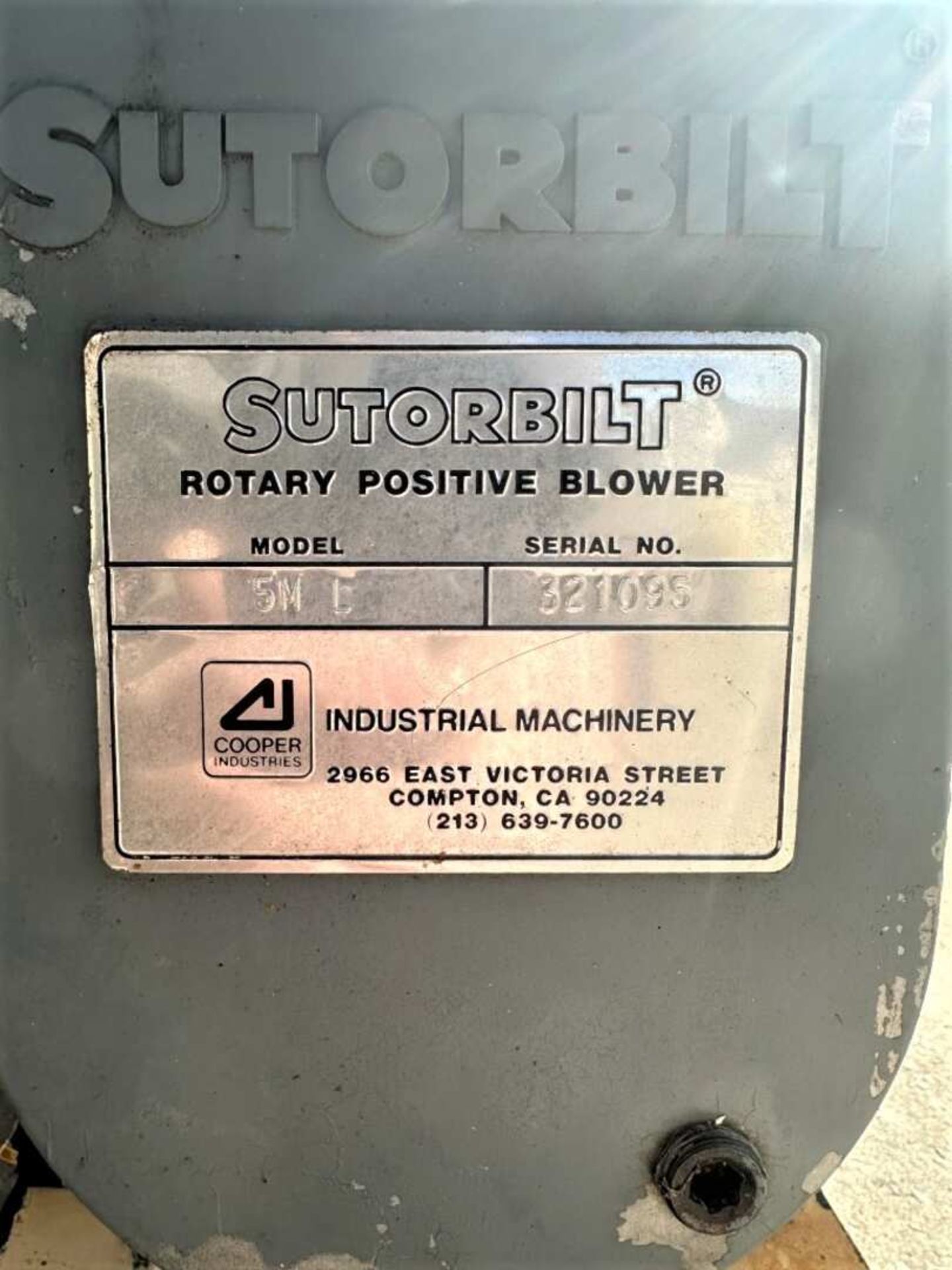 10 HP MAC BLOWER PACKAGE SUTORBILT GARDNER DENVER 5ML BLOWER - Image 10 of 14