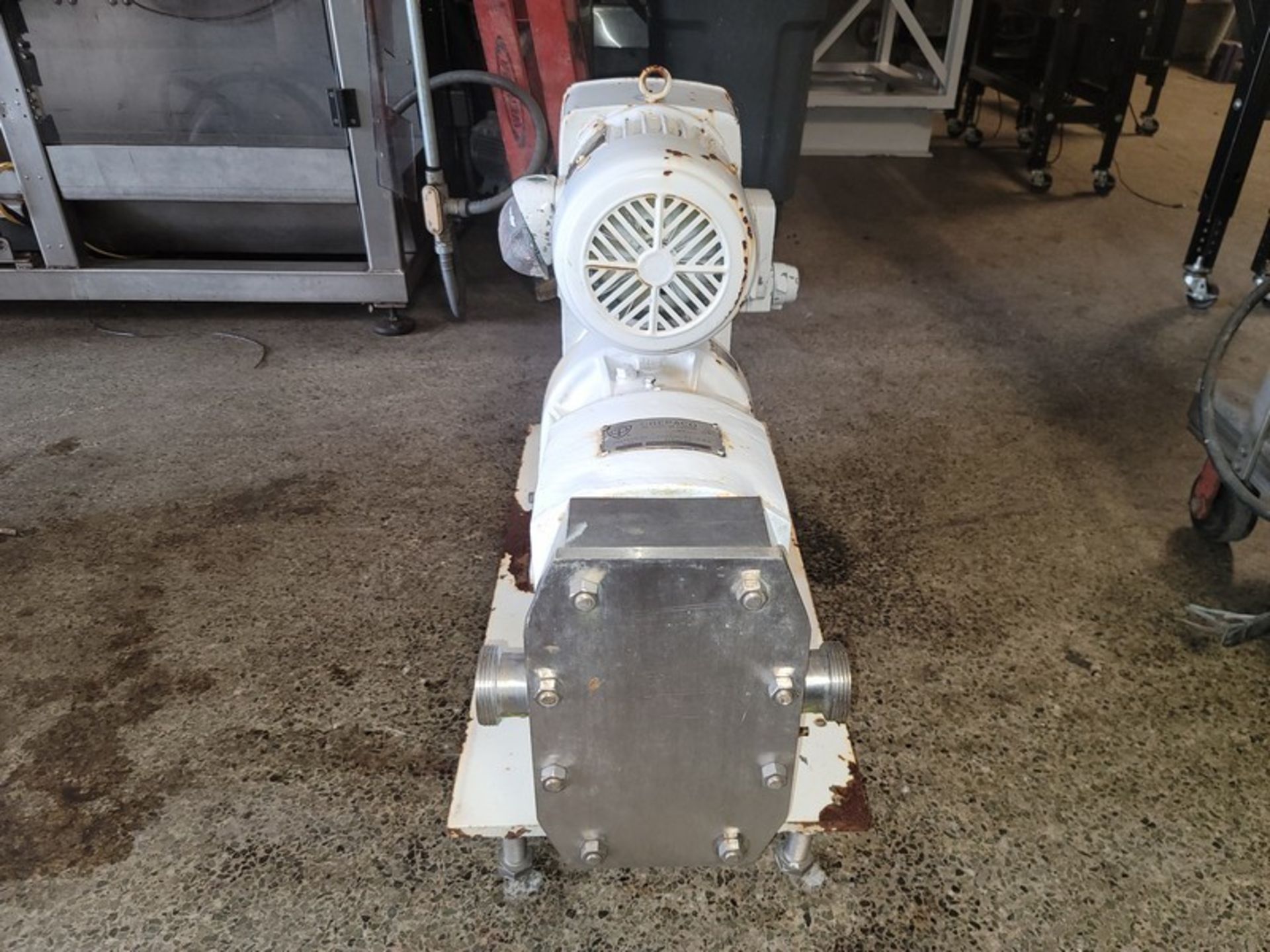 3HP POSITIVE DISPLACEMENT PUMP MODEL: UNKNOWN (Loading Fee $25) (Located Belle Glade, FL) - Image 2 of 5