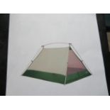 EUREKA 4 person tent (used) approx. 8ft 9" x 7ft 2" x center height 58" (picture for reference only)
