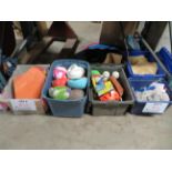 LOT including assorted sporting goods
