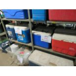 LOT including assorted water cooler and coolers (qty 9)