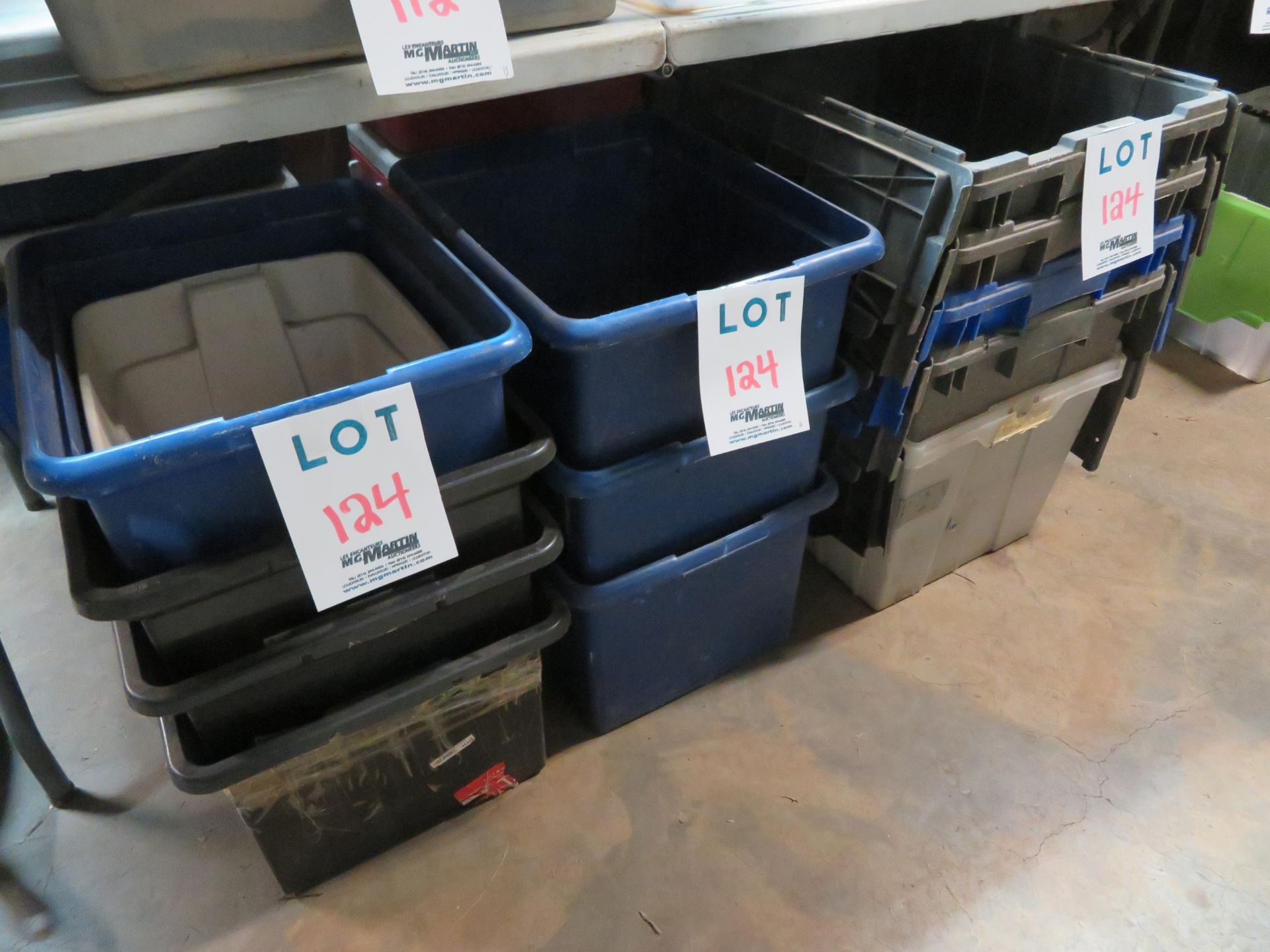 LOT including plastic containers (qty 13)