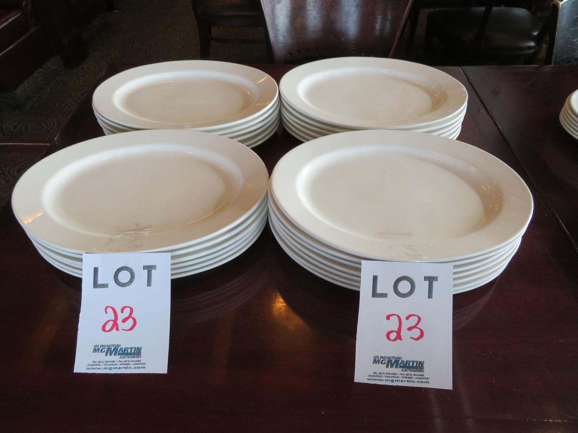 LOT including 14" oval plates (qty 27)