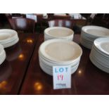 LOT including plates approx 11.5" (qty 31)