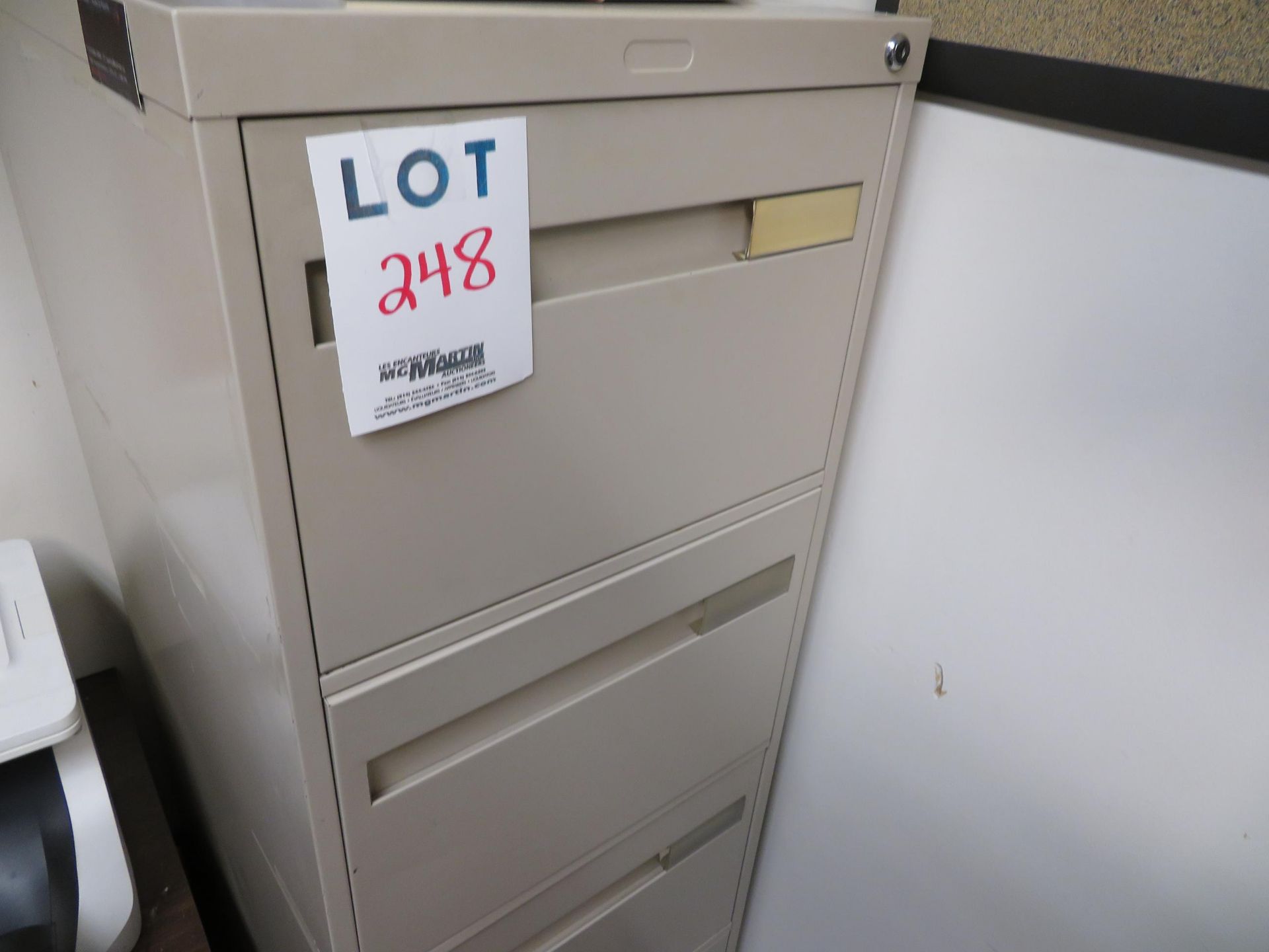 LOT including desk, chair, filing cabinet, etc. - Image 2 of 2