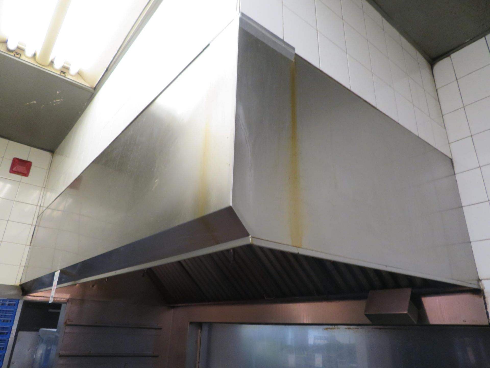 HCE ventilation hood with C02 system approx. 96"w x 47"d