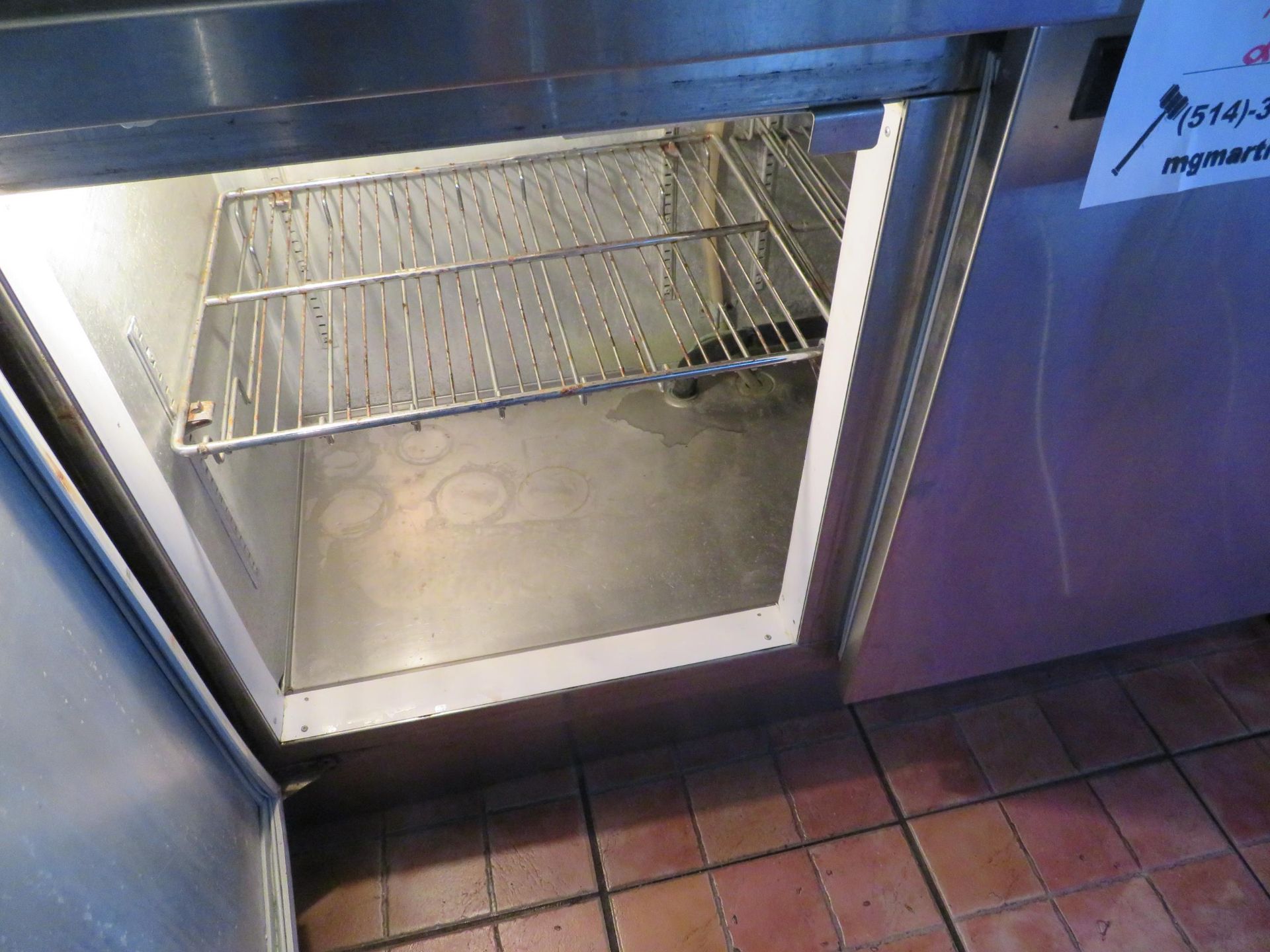 Stainless steel 2 door refrigerator approx. 48"w x 24"d x 36"h - Image 2 of 2