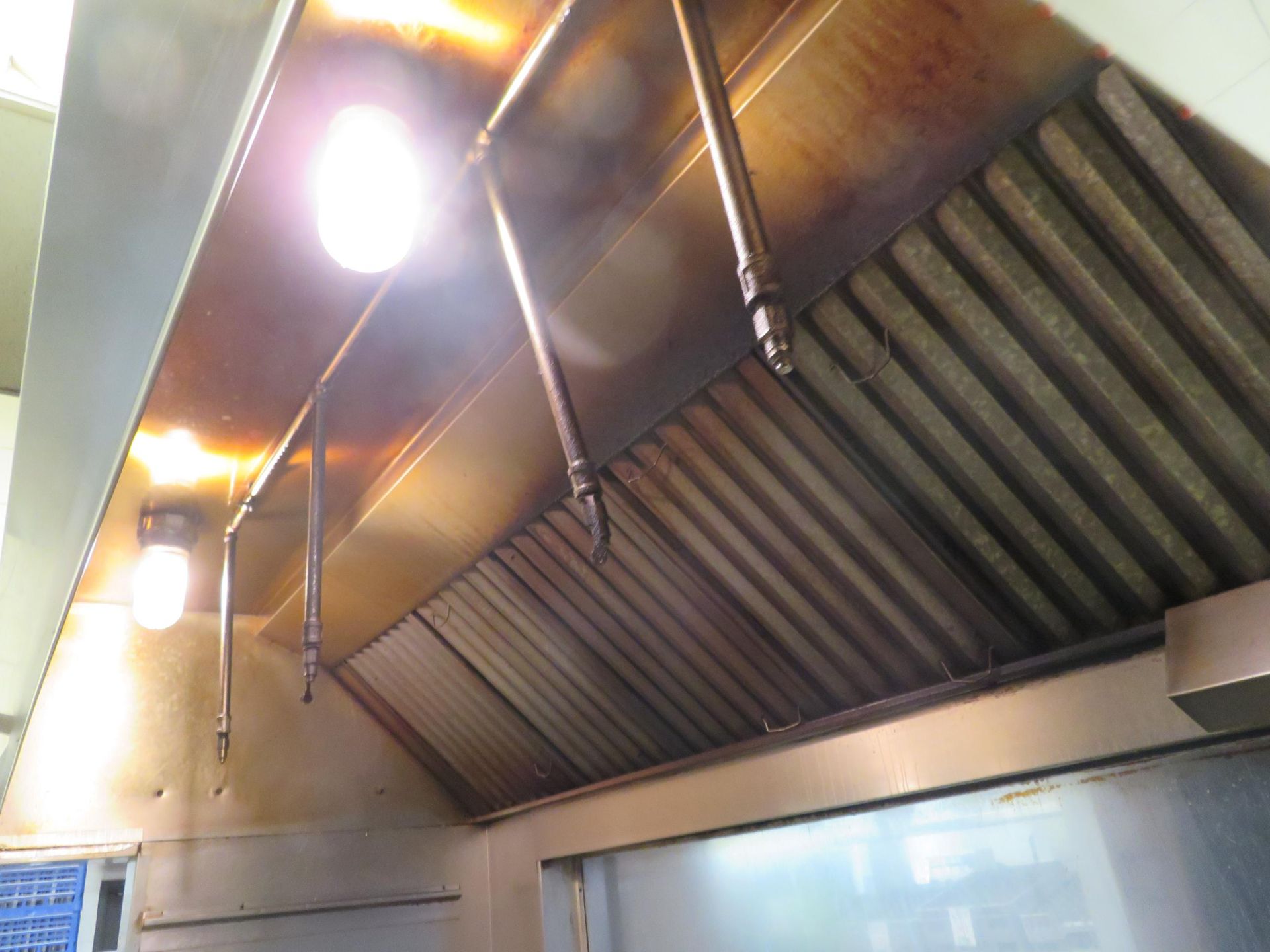 HCE ventilation hood with C02 system approx. 96"w x 47"d - Image 2 of 3