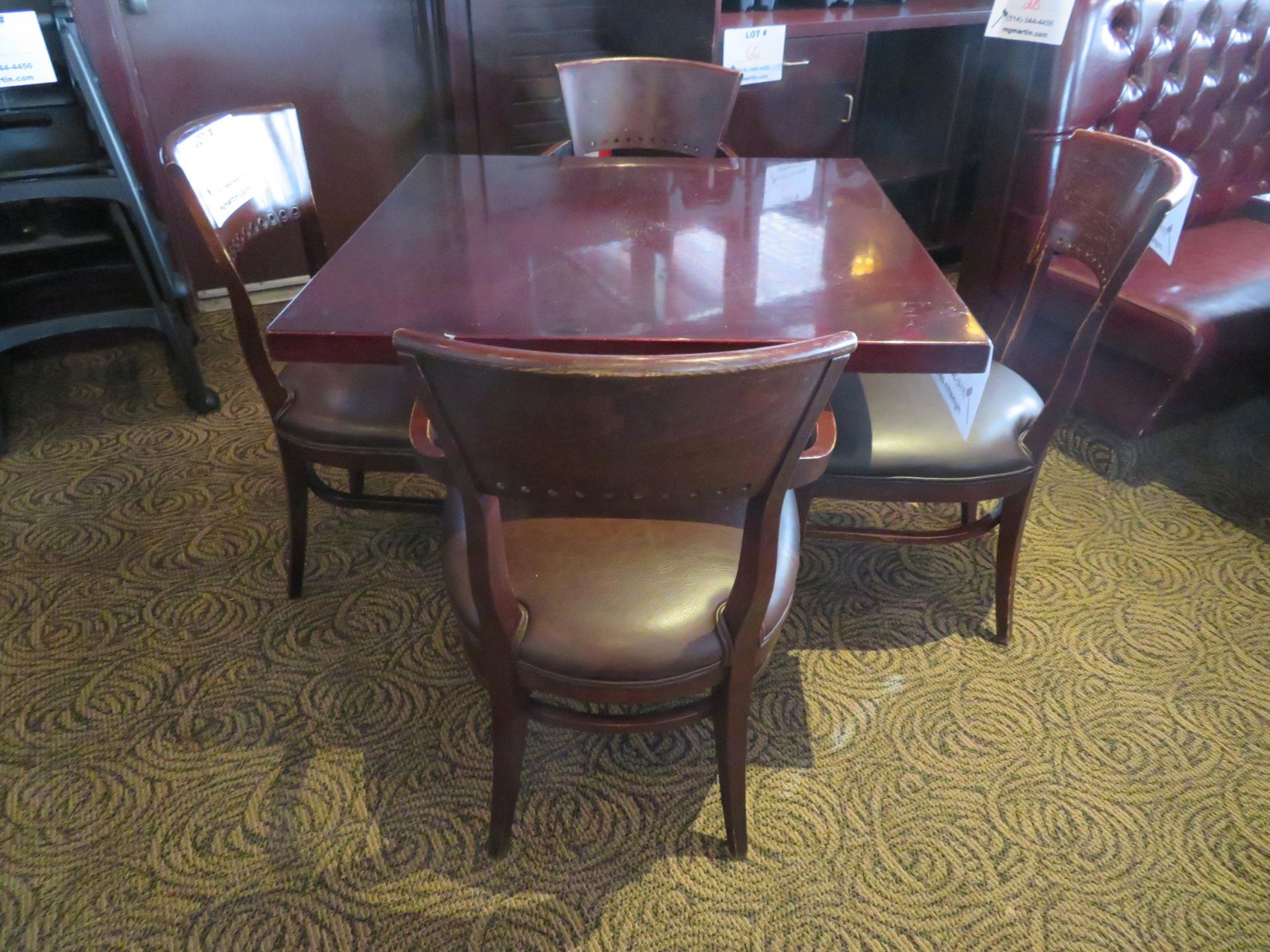 LOT including dining room chairs, wood and upholstered seats (qty 12) - Image 3 of 3
