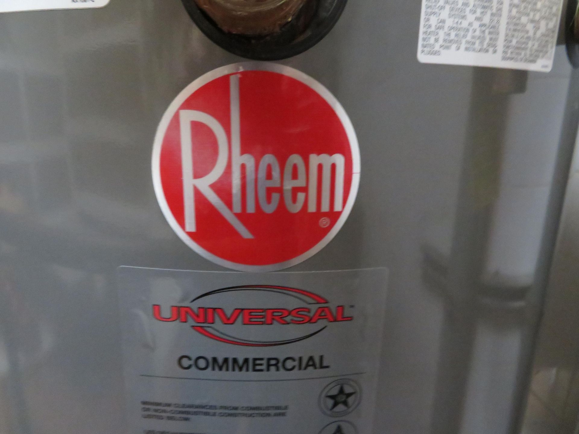 RHEEM hot water tank cap 69 gallon ( 2 months old) - Image 3 of 5