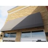 Exterior awning (black) approx. 17.5ft w x 8ft h