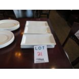 LOT including plates approx 12"x6" (qty 14)
