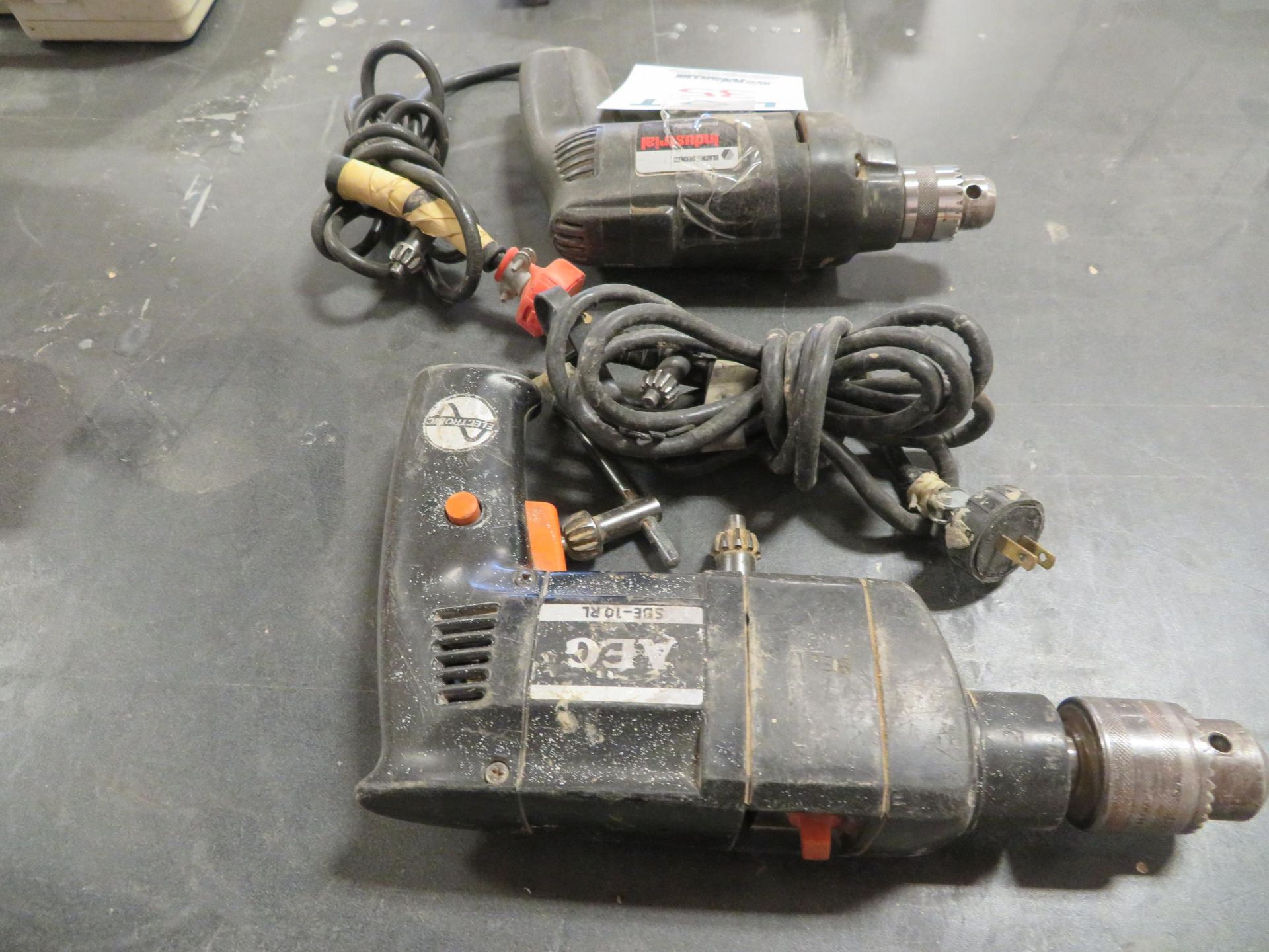 LOT including BLACK & DECKER and AEG drills (qty 2) - Image 2 of 2