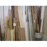 LOT including assorted wood, etc