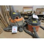 LOT including RIDGID portable vacuum cleaner (qty 2)