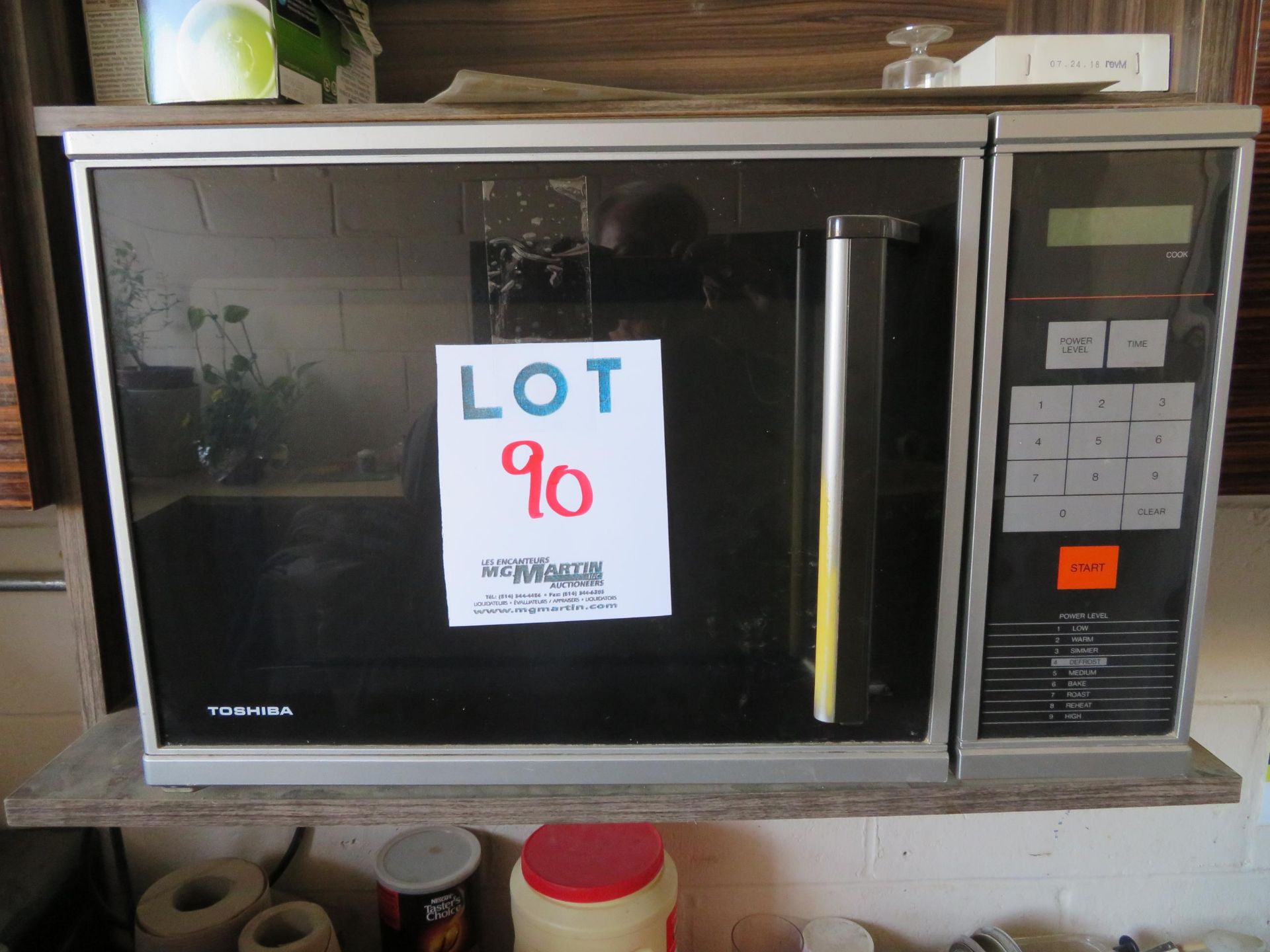 LOT including FRIGIDAIRE refrigerator and TOSHIBA microwave oven, etc. - Image 2 of 2