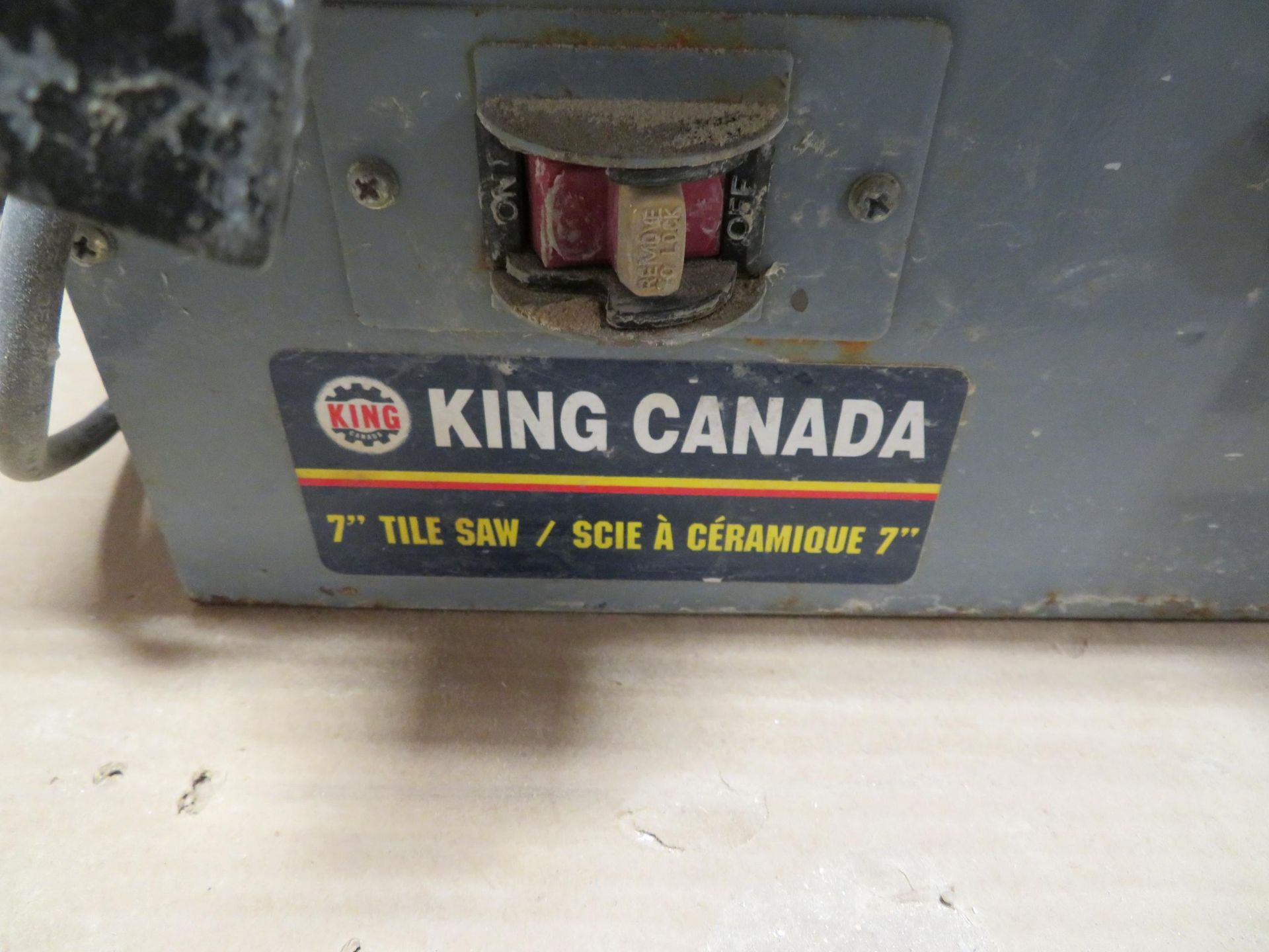 KING CANADA 7" tile saw - Image 2 of 2