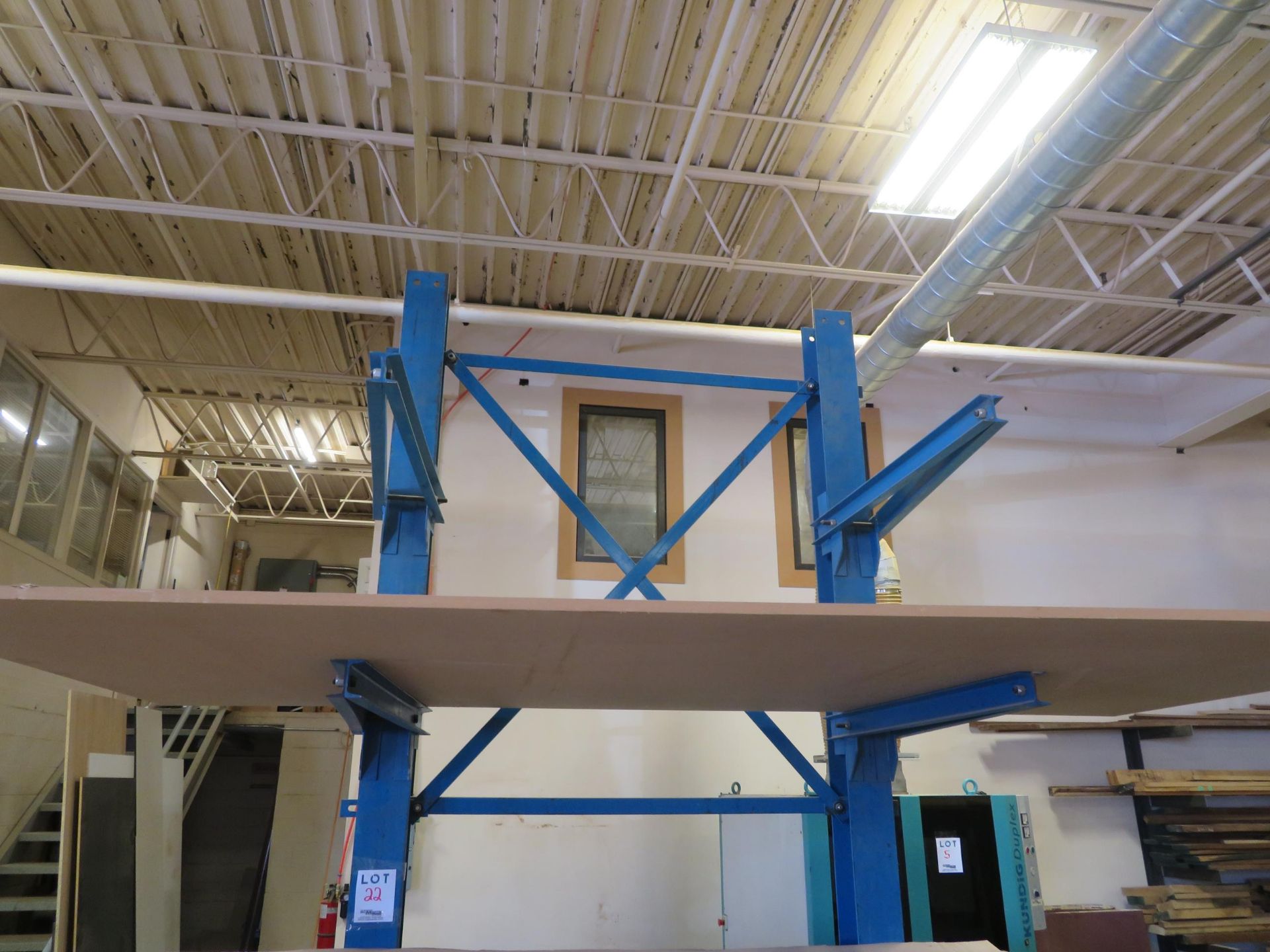 CANDALEVER Heavy duty racking for plywood, approx. 67"w x 44"d x 12ft h - Image 2 of 3