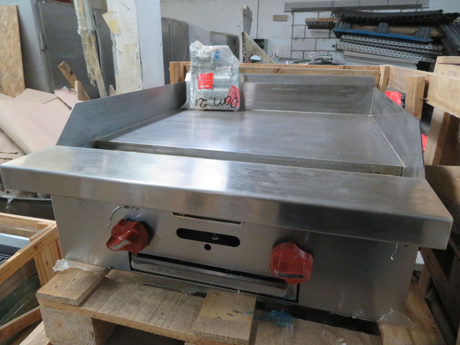 Brand New SIERRA 24" hot plate/griddle Mod #SRMG-24 (natural gas) approx. 24"w x 31"d x 12"h