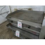 MKE 35" hot plate/griddle table top approx. 36"w x 24"d x 10"h