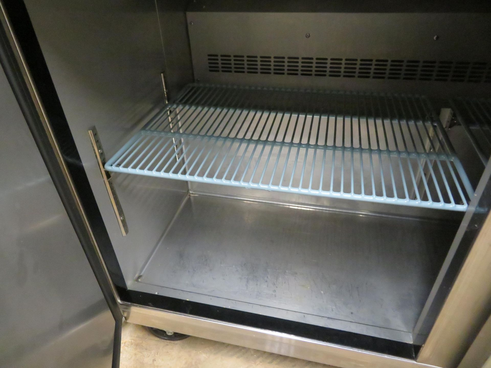 NEW AIR 3 door refrigerated preparation table, Mod # MPT-072-SA, approx. 72"w x 32"d x 36"h - Image 3 of 4