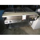 HEAT WELL steam table approx. 42"w x 32"d x 35"h