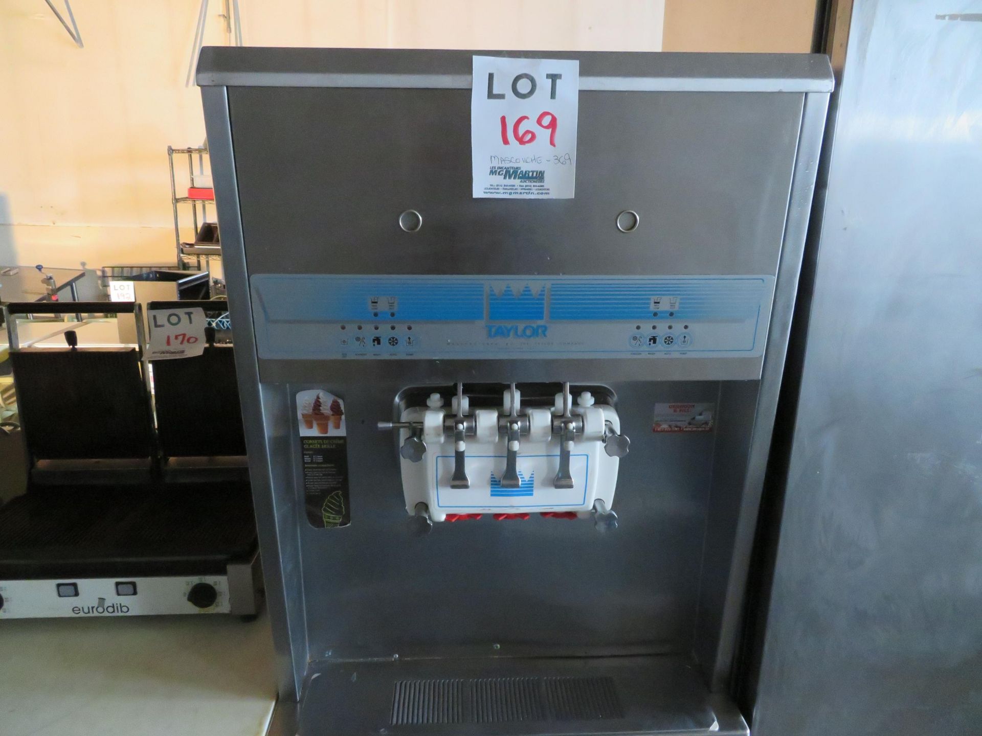 TAYLOR ice cream machine, Mod #8756-33, approx. 26"w x 36"d x 68"h - Image 2 of 4
