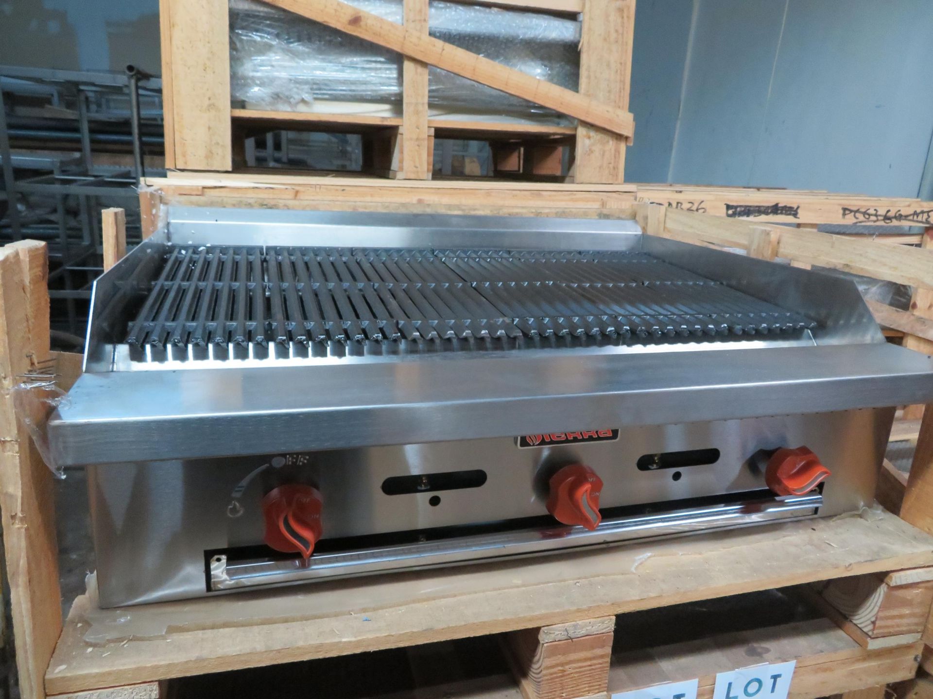 Brand New SIERRA natural gas radiant 36" broiler, Mod #SRRB-36 approx. 36"w x 30"d x 12"h - Image 2 of 2