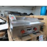 Brand New SIERRA 24" hot plate/griddle Mod #SRMG-24 (natural gas) approx. 24"w x 31"d x 12"h