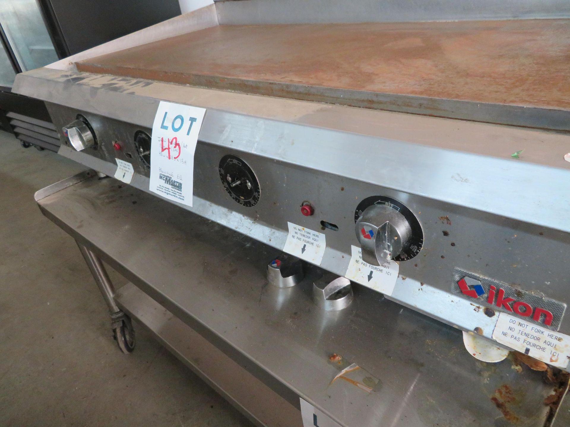 IKON griddle/hotplate approx. 48"w x 28"d x 13"h - Image 2 of 2