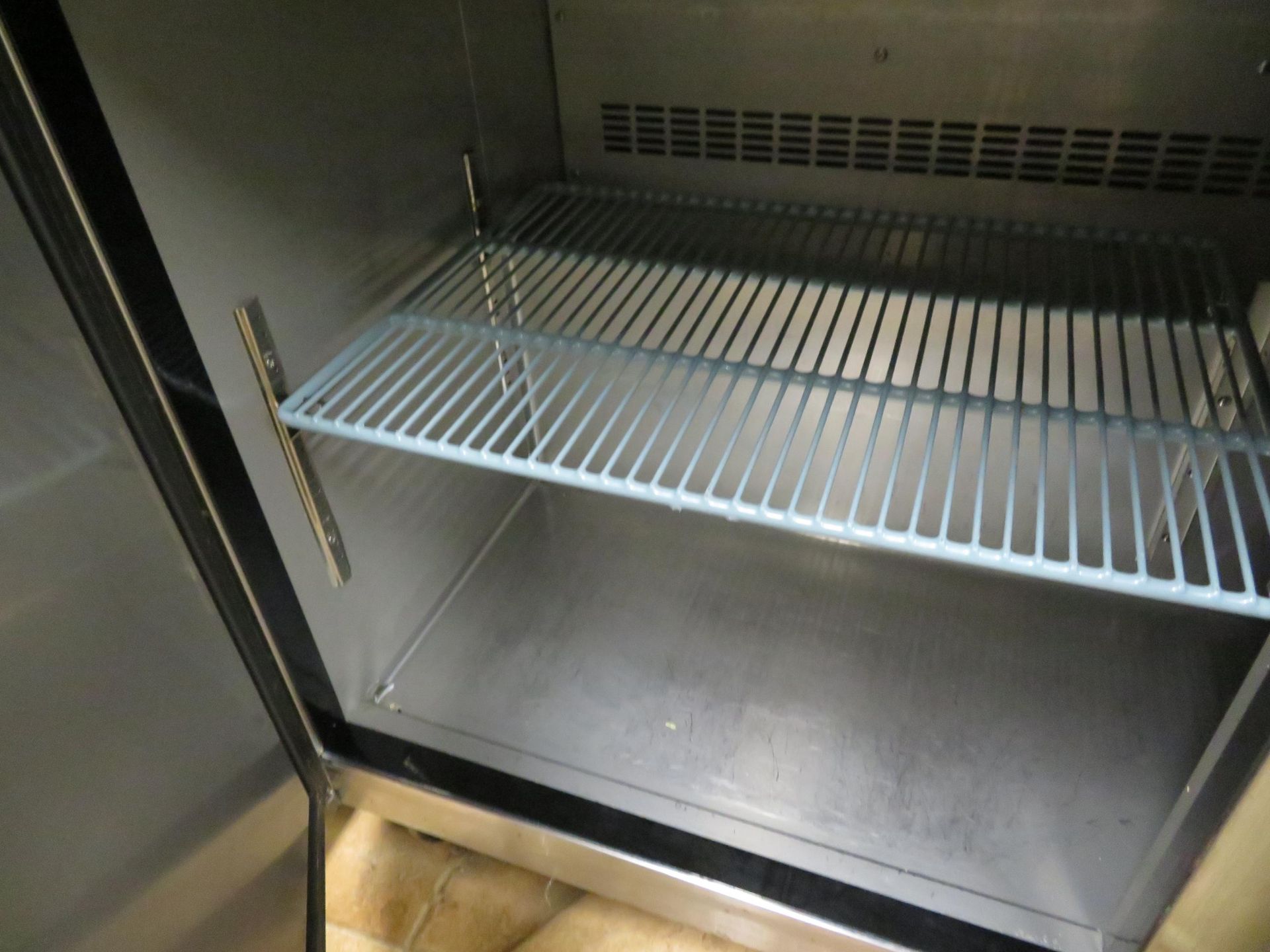 3 door refrigerated preparation table, Mod # MPT-072-SA, approx. 72"w x 32"d x 36"h - Image 3 of 4