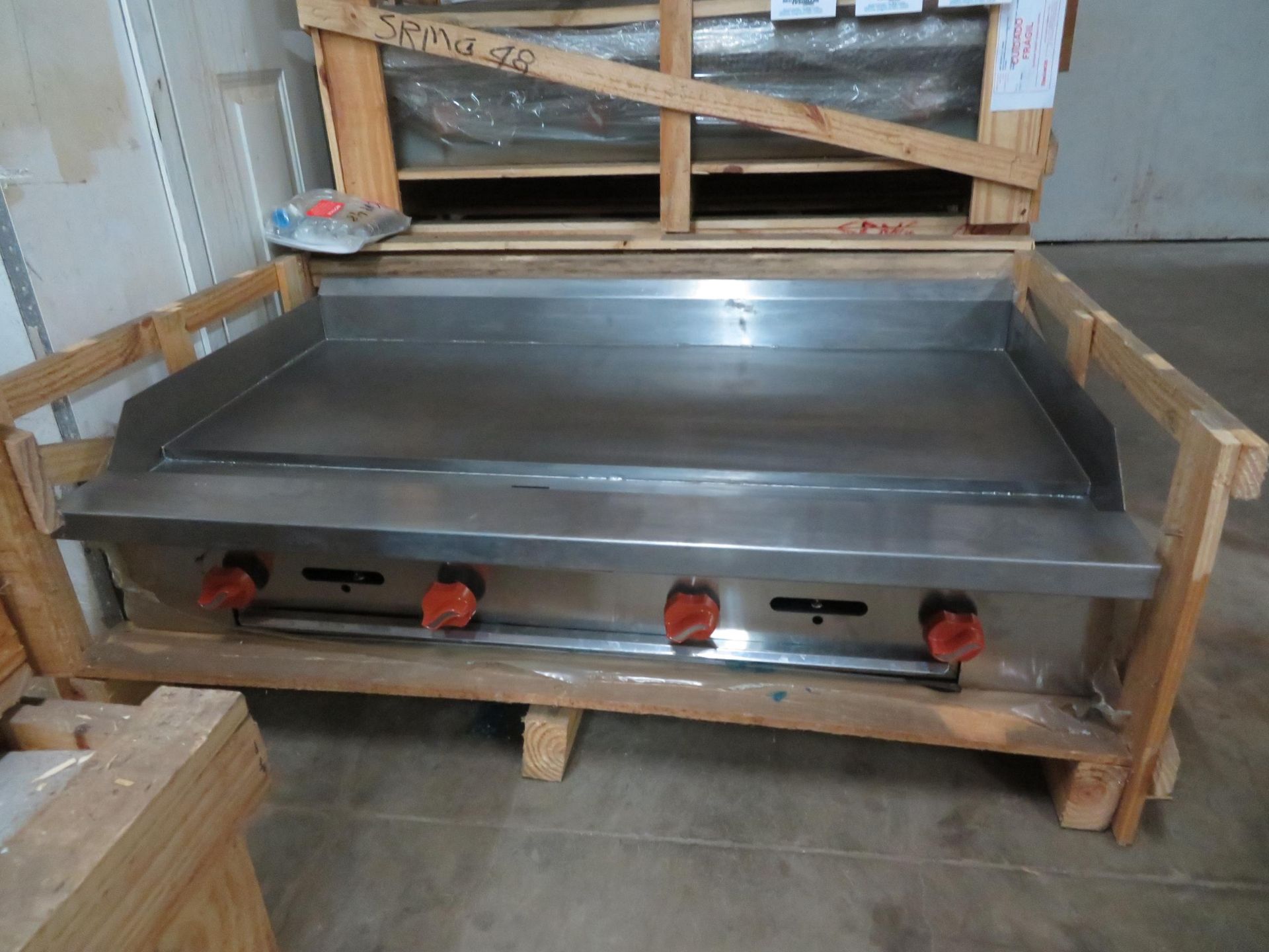 Brand New SIERRA 48" hot plate/griddle Mod #SRMG-48 (natural gas) approx. 48"w x 30"d x 9"h - Image 2 of 2