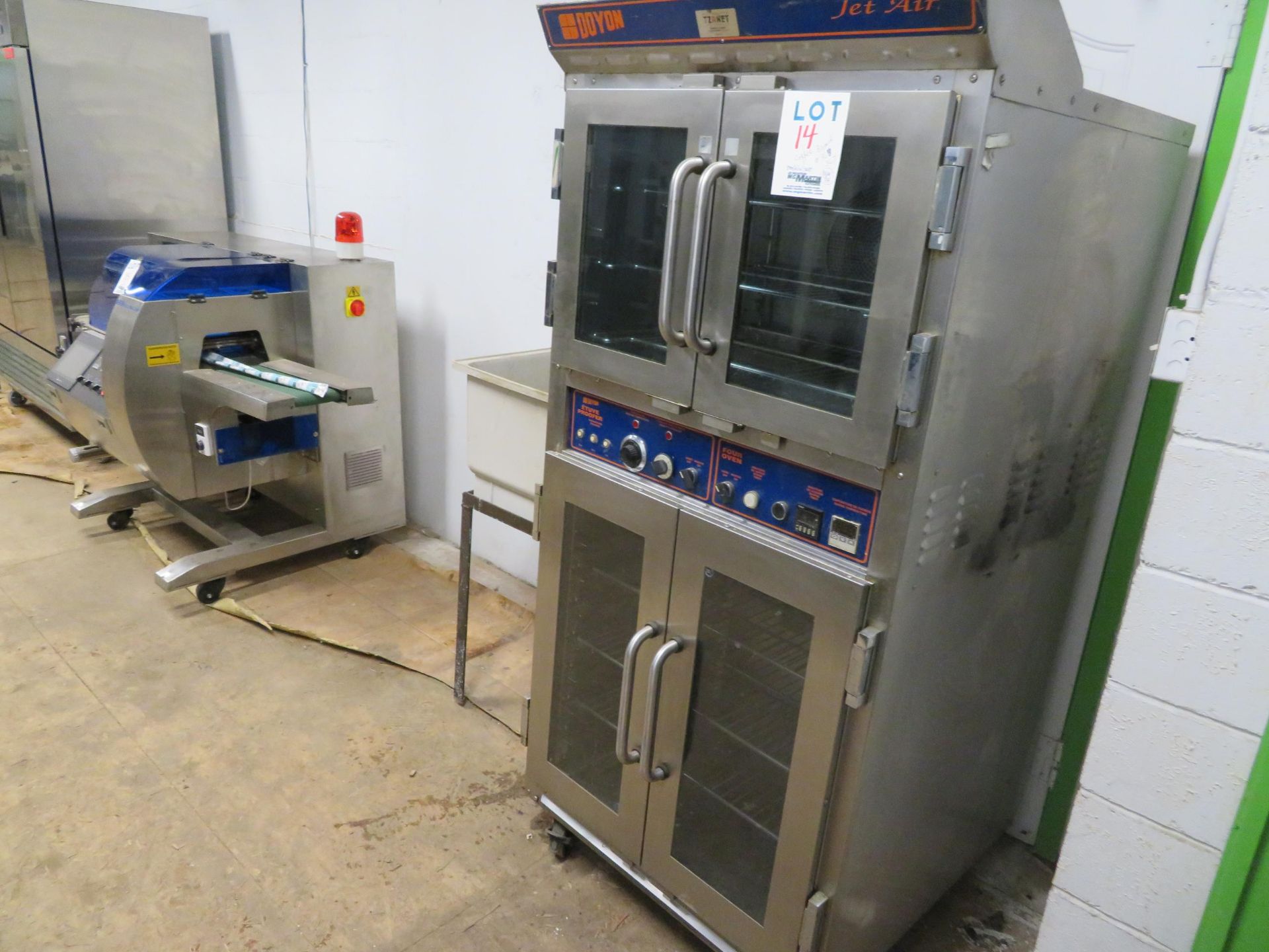 DOYON oven and proofer on wheels, Mod # JET AIR, approx. 32"w x 33"d x 71"h - Image 2 of 4