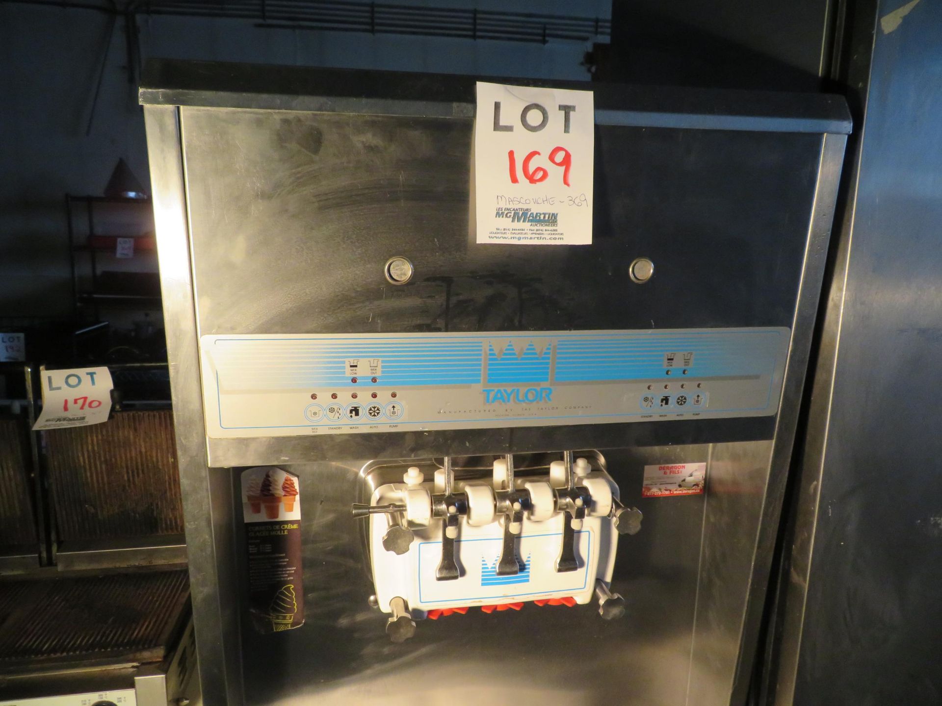 TAYLOR ice cream machine, Mod #8756-33, approx. 26"w x 36"d x 68"h - Image 4 of 4