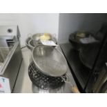 LOT including assorted pots and pans