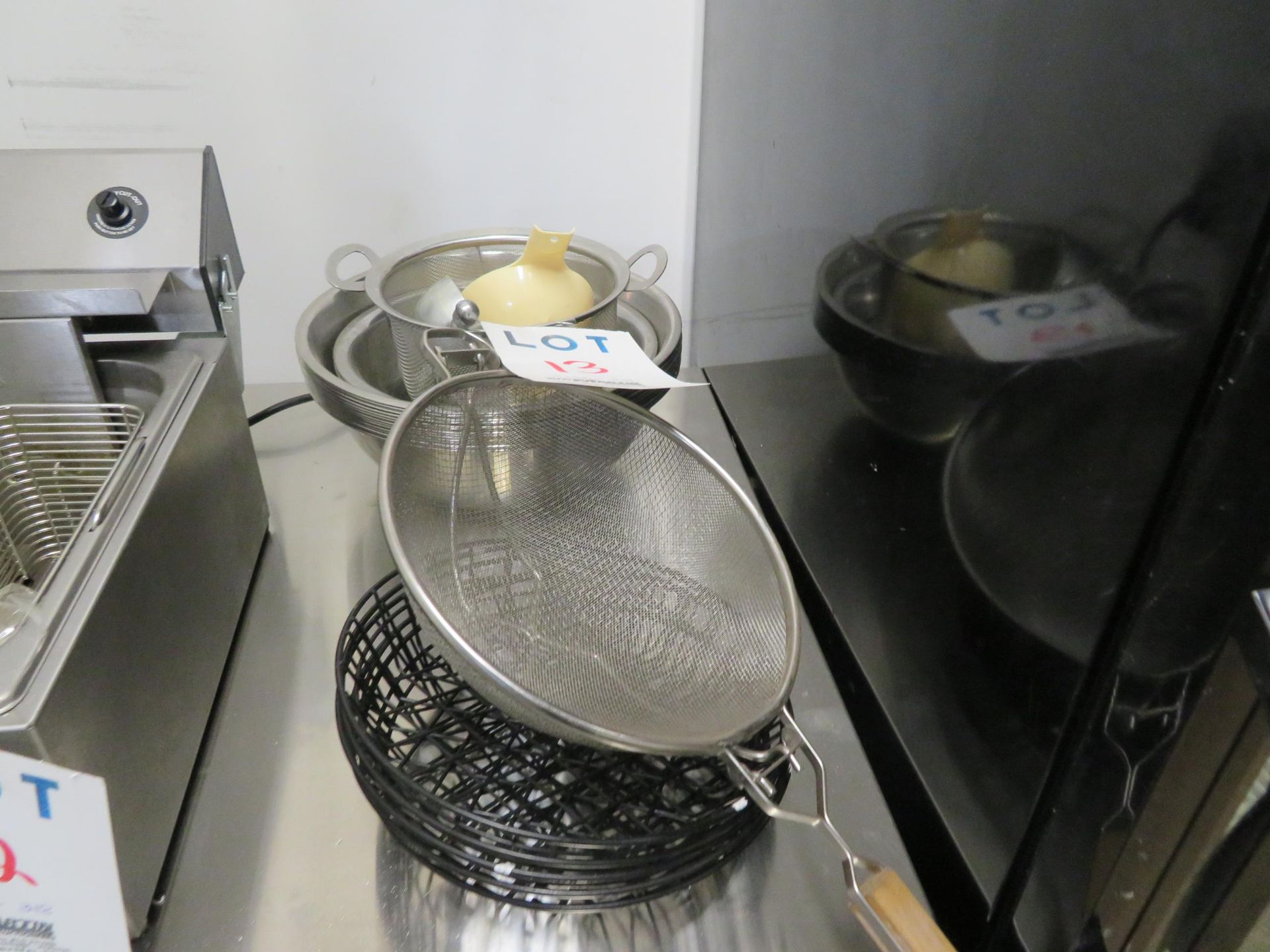 LOT including assorted pots and pans